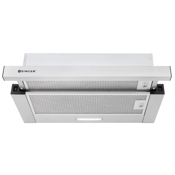 SINGER 481A25 Συρόμενος Απορροφητήρας 60cm Inox SINGER 481A25 Συρόμενος Απορροφητήρας 60cm Inox